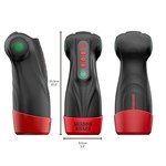 Интерактивный мастурбатор Raven с вакуумом, вибрацией и подсветкой 532126