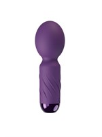 Фиолетовый мини-wand вибратор для стимуляции эрогенных зон 532191