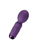 Фиолетовый мини-wand вибратор для стимуляции эрогенных зон 532191