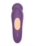 Фиолетовый изогнутый wand-вибратор 532194