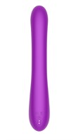 Фиолетовый вибратор-кролик с вращающимся шариком 532202