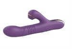 Фиолетовый вибратор-кролик с возвратно-поступательной стимуляцией 532207