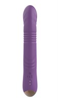 Фиолетовый вибратор-кролик с возвратно-поступательной стимуляцией 532207