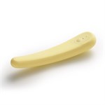 Желтый вибратор iroha Fit Mikazuki - 17,7 см. 532259