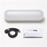 Голубой вибратор iroha Fit Minamozuki - 17,7 см. 532260