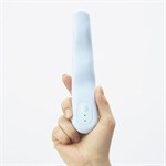 Голубой вибратор iroha Fit Minamozuki - 17,7 см. 532260