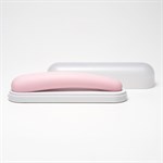 Нежно-розовый вибратор iroha Fit Mikazuki Nadeshiko - 17,7 см. 532263