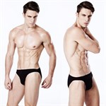 Комплект из 3 мужских трусов-слипов разных цветов 532267