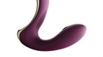 Фиолетовый вибромассажёр G-зоны Talis с пульсацией, вакуумной стимуляцией и функцией нагрева 532294