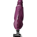 Фиолетовая секс-машина с функцией нагрева, насадками и присоской Sesh 532295