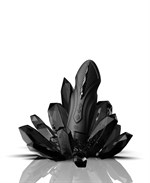 Черная секс-машина с функцией нагрева, насадками и присоской Sesh 532296