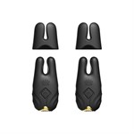 Черные виброзажимы на соски Nave 532297