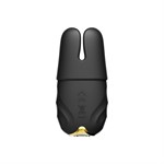 Черные виброзажимы на соски Nave 532297