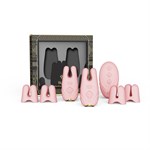 Розовые виброзажимы на соски Nave 532298