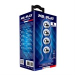 Синий анальный стимулятор со смещенным центром тяжести Silicone Anal Plug XL - 16,5 см. 532473