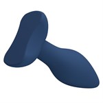 Синяя анальная пробка Bulb Plug S - 9 см. 532474