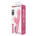 Нежно-розовый вибростимулятор-кролик Abella - 24 см. 532495