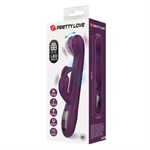 Фиолетовый вибромассажёр-кролик Dee - 23,9 см. 532497