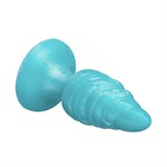 Бирюзовая анальная втулка SILEXD Fantasy Melty - 9,2 см. 532499