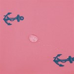 Розовые мужские пляжные шорты с принтом в виде якорей 532545