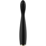 Черный гибкий вибратор для точки G - 19,1 см. 532617