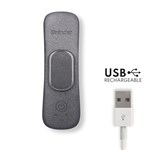 Черный перезаряжаемый вибратор в трусики с управлением через приложение 532618