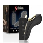 Черный перезаряжаемый вибратор в трусики с пультом ДУ 532619