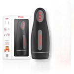 Черный автоматический мастурбатор с управлением через приложение 532656