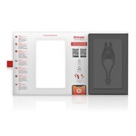 Черное эрекционное виброкольцо с управлением через приложение 532668