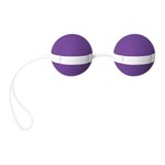 Фиолетово-белые вагинальные шарики Joyballs Bicolored - фото 79404