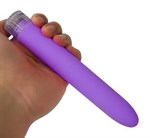 Фиолетовый классический вибромассажер Climax Smooth - 15,2 см. - фото 152880