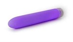 Фиолетовый классический вибромассажер Climax Smooth - 15,2 см. - фото 152881