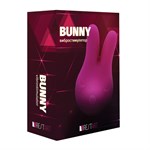 Ярко-розовый вибростимулятор Bunny с ушками - фото 52593
