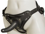 Женский страпон с вагинальной пробкой Woman Strap - 12 см. - фото 246264