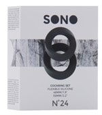 Набор серых эрекционных колец SONO №24 - фото 266579 Набор серых эрекционных колец SONO №24 - фото 266579