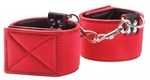Чёрно-красные двусторонние наручники Reversible Wrist Cuffs - фото 153368