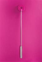 Розовая шлёпалка Leather Circle Tiped Crop с наконечником-кругом - 56 см. - фото 52848
