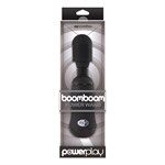 Чёрный вибромассажёр для эрогенных зон BoomBoom Power Wand - 18 см. - фото 52922