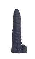 Чёрный фаллоимитатор-гигант  Аватар  - 31 см. - фото 153732