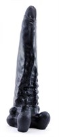 Чёрный фаллоимитатор-гигант  Аватар  - 31 см. - фото 153731