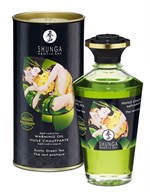 Массажное интимное масло с ароматом зелёного чая - 100 мл. - фото 79959