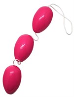 Розовые анально-вагинальные шарики - фото 154491