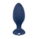 Синяя анальная пробка для ношения Ditto с вибрацией и пультом ДУ - 8,8 см. - фото 154771