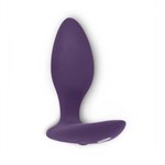 Фиолетовая анальная пробка для ношения Ditto с вибрацией и пультом ДУ - 8,8 см. - фото 154780
