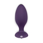 Фиолетовая анальная пробка для ношения Ditto с вибрацией и пультом ДУ - 8,8 см. - фото 154782