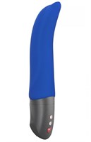 Синий вибратор с тонким кончиком Diva Dolphin - 19,4 см. - фото 154920