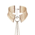 Золотистый ошейник с цепочками Desir Metallique Collar - фото 90845