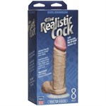 Телесный фаллоимитатор The Realistic Cock 8” with Removable Vac-U-Lock Suction Cup - 22,3 см. - фото 1395371