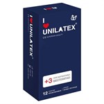 Ультрапрочные презервативы Unilatex Extra Strong - 12 шт. + 3 шт. в подарок - фото 1395375