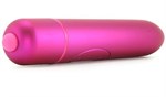Ярко-розовый вибратор RO-160 - 16 см. - фото 155744